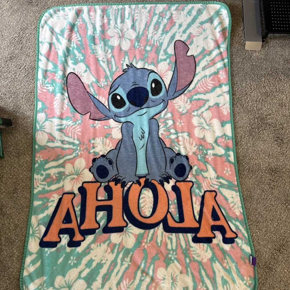 Disney Lilo & Stitch Plush Blanket 